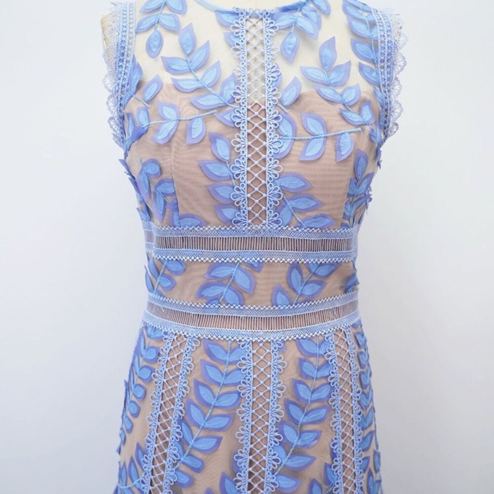 NWOT BRONX AND BANCO Violet Flared Dress in Violet - Picture 7 of 16